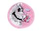 Preview: Applikation Wendepailetten Einhorn/Smile Rosa/Holografisch Silber